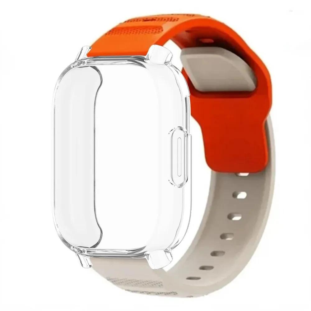 Breathable Silicone Strap+TPU Screen Protector For Redmi Watch 5 Active Band Soft Case For Redmi Watch 5 Lite Sports Band Correa