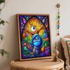 Disney Stained Glass DIY Oil Painting Kits Hand Painting Home Decor Craft Gift Ideas Art Work Vibrant Color Fun Emotions Wall Decor Set