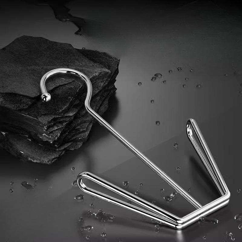 Edelstahl Verdickt und Verdickt Schuh-Trockenständer, Multifunktionaler Haken Schuh-Trockenständer, Winddichter Trockenständer für Zuhause Balkon