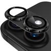 Woxuyee Camera Film for iPhone 17 Full 9H Tempered Aluminum No Flash Black Ultra High Scratch Black - Protection, Glass, Alloy, Shockproof,