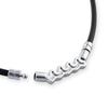 BANDEL muta Healthcare Necklace Wave Magnetic Necklace (54cm, Black x Silver)