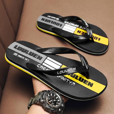 Fashion High Quality Brand Hot Sale Flip Flops Men Summer Beach Slippers Men Fashion Concise Slides Casual Men Slippers Beach Outdoor