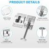 Linkstyle 2 Sets RV T-Style Door Latch Holder, Durable 304 Stainless Steel Camper Door Catch with Screws, Sturdy Door Retainer for RV, Trailer,