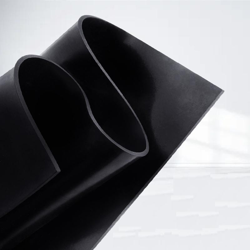 500 x 500mm Custom Made Slab NBR Nitrile Rubber Buna Plate Sheet Gasket 1mm 2mm 3mm  Acid Oil Alkali Resistant Black