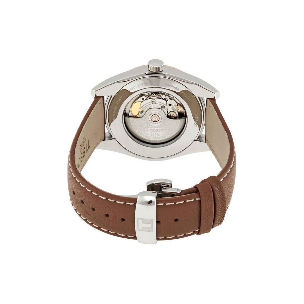 TISSOT Gentleman Automatic Mechanical Movement Gold Plated Men's Watches Watch 40mm Gold Dial T927.407.46.261.00