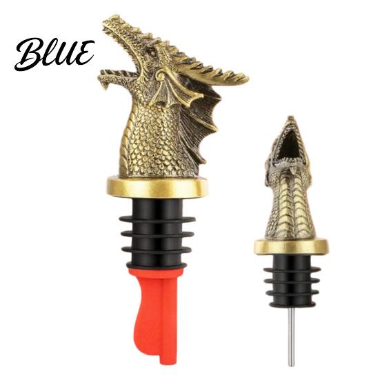 Bar Accessories for Wine Lovers Dragon Head Pourer And Stopper Resin Spout Liquor Champagne Bottle Sealer Bottles Reusable Preservation Whiskey