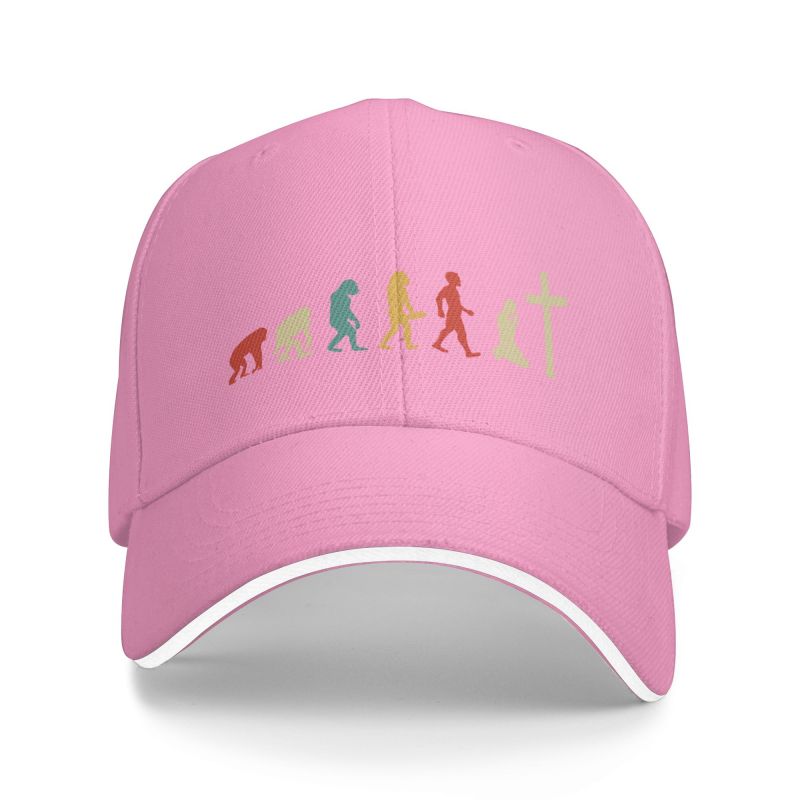 Cool Jesus Evolution Of Religion Baseball Cap Unisex Women Personalized Adjustable Adult Christian Religious Faith Dad Hat Summer