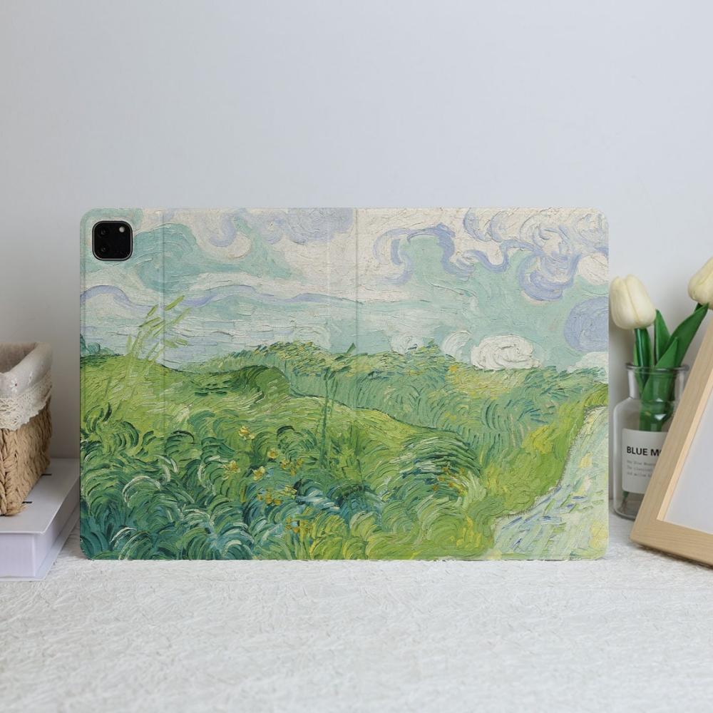 

Mountains Oil Painting Cover Case for IPad Air 5 4 10.9 IPad Pro 11 10.2 8 9th Air3 Pro10.5 10th 2022 Case with Pencil Holder iPad Pro 2022 12.9