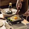 1Pc Cast Iron Pan Frying Tamagoyaki Omelette Black Non Stick Pan Fry Egg Pancake Kitchen Pot Cover Gas Cooker Induction
