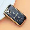 2 3 Buttons Key Fob Cover Case Fit For Peugeot Partner Tepee 207 307 308 407 Fit For Citroen C-Crosser C3 C4 Picasso Berlingo Cover Key Ring