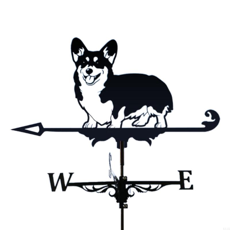 KX4B Paint Gardening Garden Decoration Sign Weather Vane Retro Farm Scene Garden Stake Weathervane Professional Tools