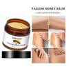 Honey Tallow Balm Beef Tallow Balm Moisturizing Cream for Soft Smooth Skin Handmade All-Natural Moisturizer Antioxidant Skincare