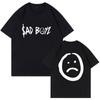 Junior H Sad Boyz Tshirt 2023 World Tour Merch Crewneck Short Sleeve Streetwear Unisex Women Tee Hip Hop Clothes