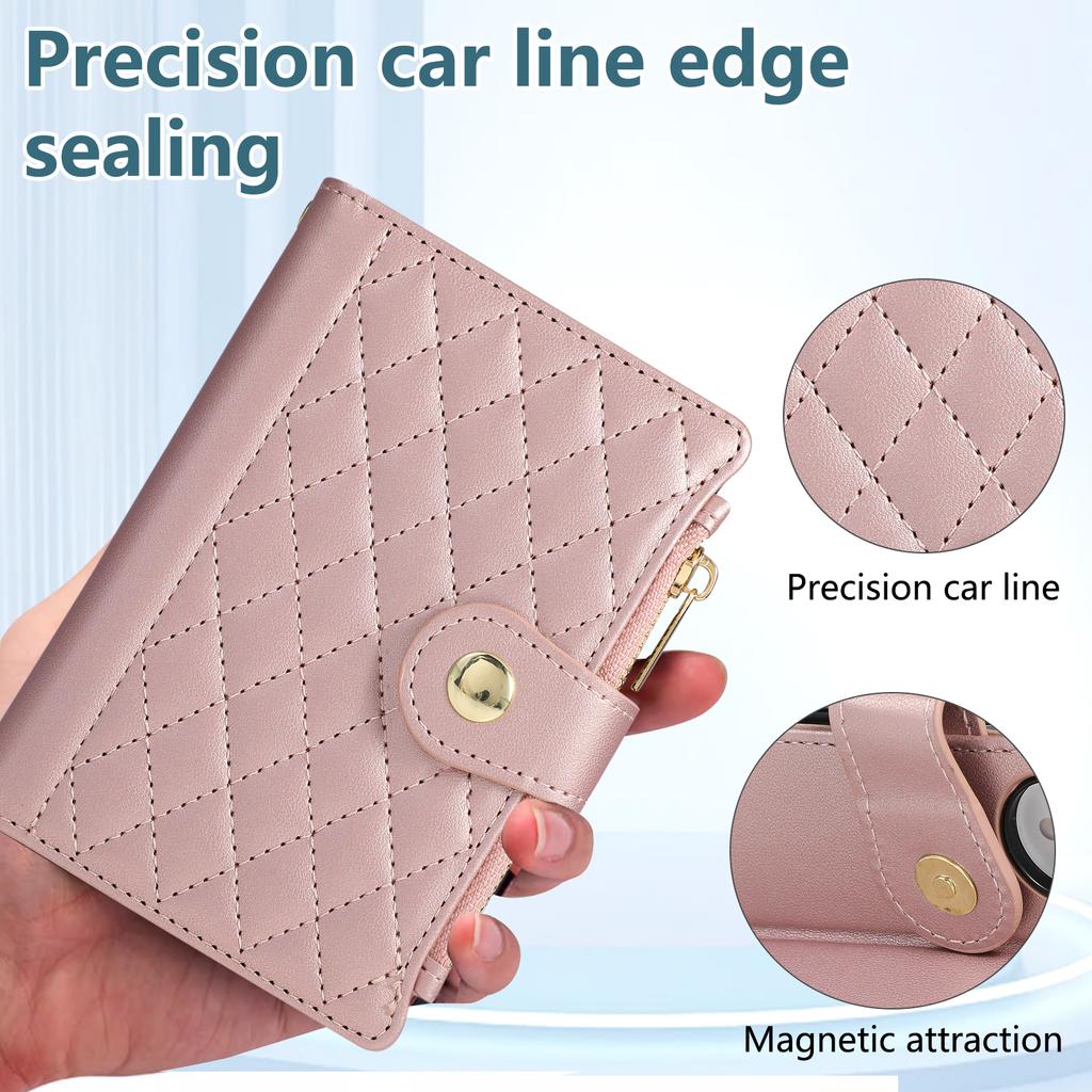 Crossbody Long Lanyard Zipper Cards Solt Wallet Flip Leather Case for Samsung Galaxy Z Fold8 Fold 8 Wide Shockproof Stand Cover