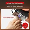 Portable Rechargeable Electric Nail Clipper with Digital Display and Magnetic Suction
