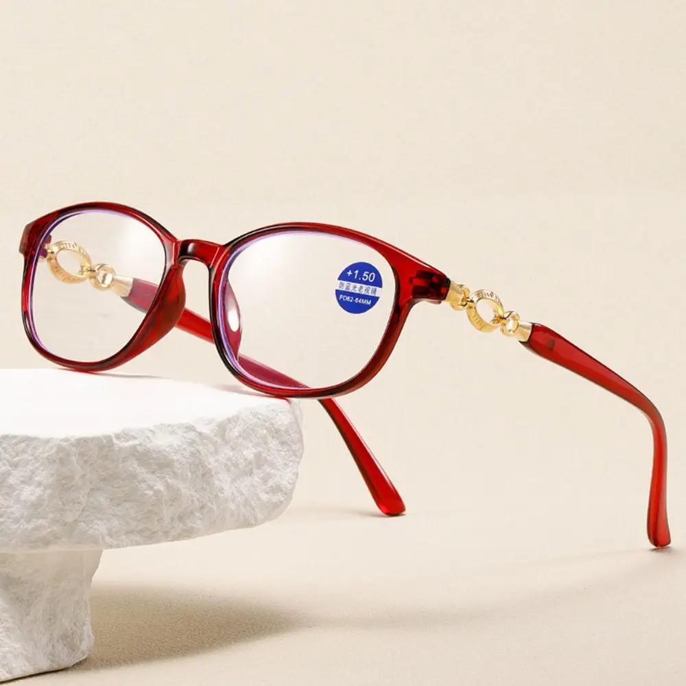 Women Square Reading Glasses Small Frame Purple Presbyopic Eyeglasses Men Anti Blue Light Eyewear For Reading +1.0 +1.5 +2.0