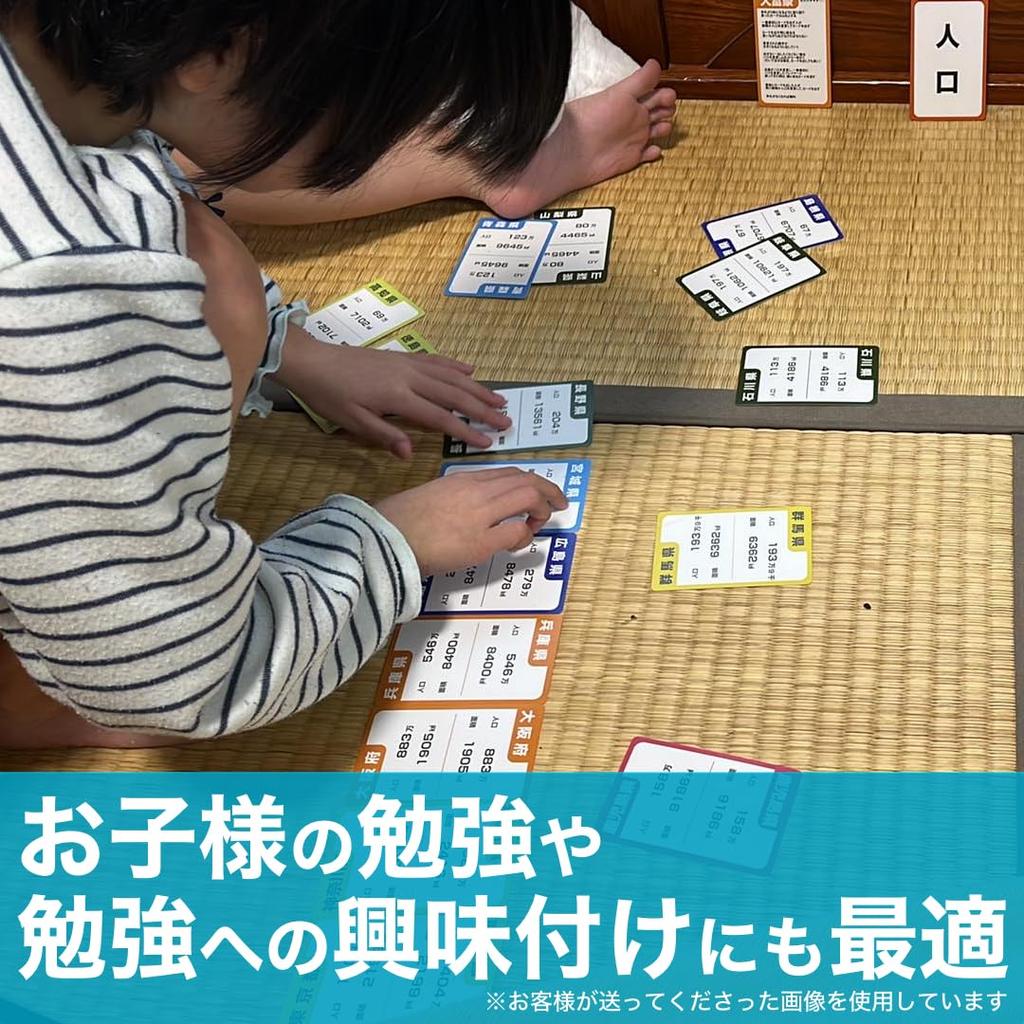Kenkurabe - A fun card and board game where you can compare prefectures and learn by playing and using knowledge, guesswork, and strategy.