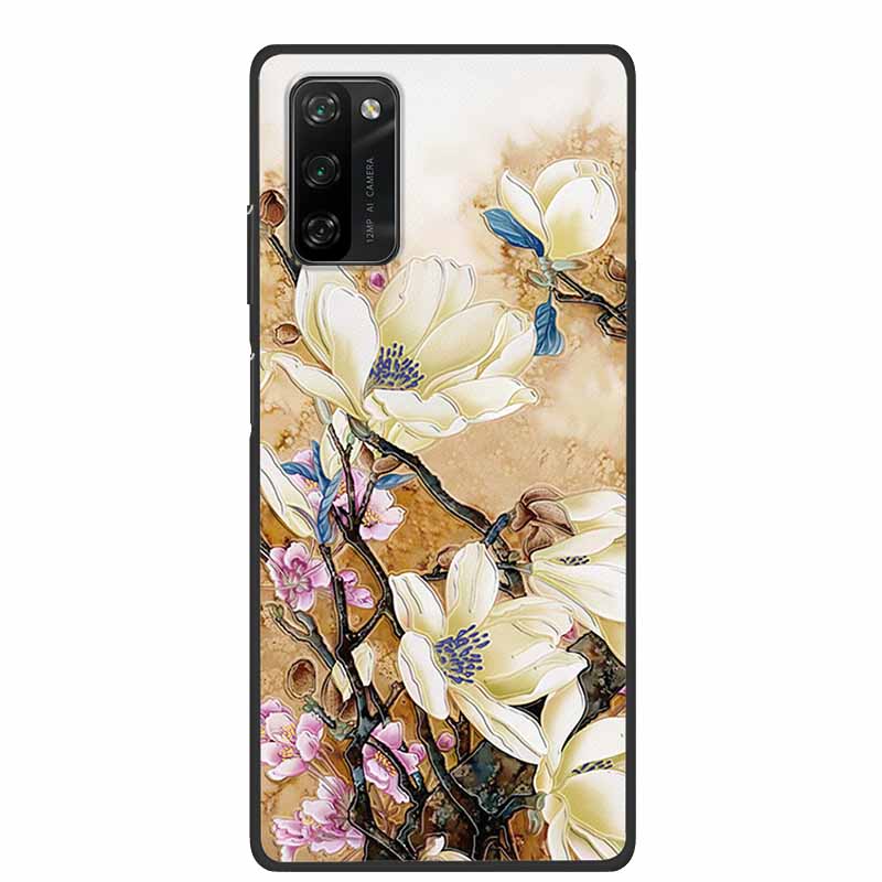 Para Capa Blackview A100 Luxuosa 3D Flor Relevo Silicone Capa de Telefone Para Blackview A100 À Prova de Choque Flor em Relevo Coque Funda