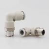 1/8" 1/4" 3/8" 1/2" BSP Male X 4 6 8 10 12 14 16 Mm Tube Elbow Brass Pneumatic Air Fittings Push In Connector For Air Compressor