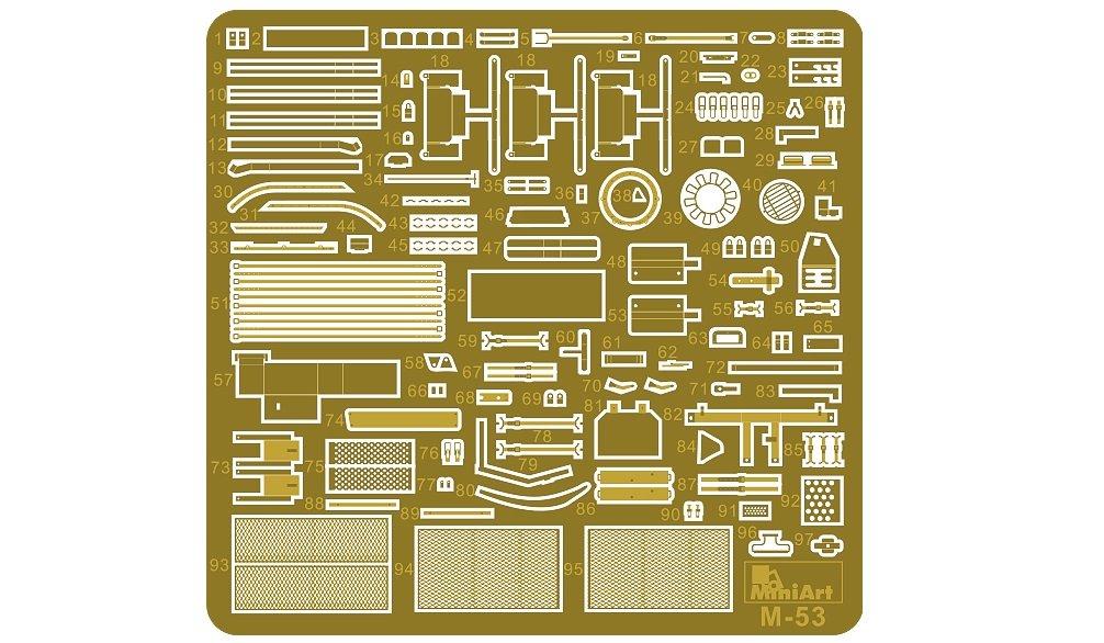 MiniArt Scale Israeli Defense Force Tiran 4 Late Model Plastic Model MA37041 1/35