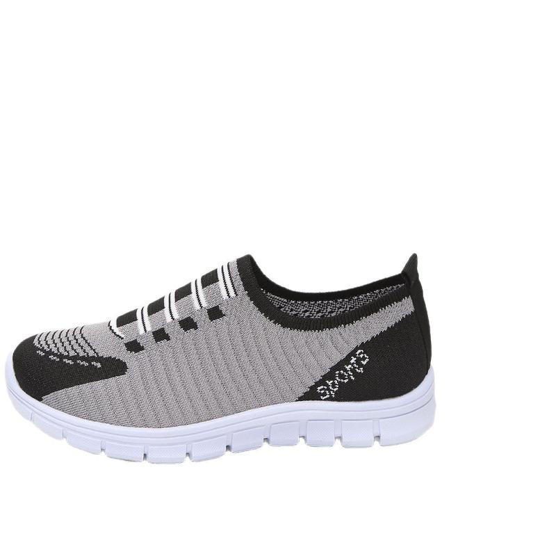 Women’s Slip-On Knit Lightweight Casual Sneakers Comfortable Everyday Shoes