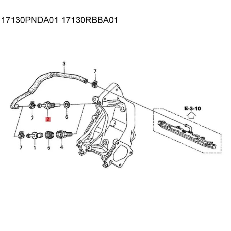 Positive Crankcase Vent Valves 17130-PND-A01 17130RBBA01 9410914000 0450346 Replacement PCV Valves with Gasket