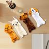 4 Pieces Dog Doll Pencil Cases Cosmetic Bags Cute Purses Animal Pouches for Children Boys and