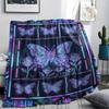 Butterfly Decoration Print Flannel Blanket, High Quality Comfortable for All Seasons, Home Decor, Warmth and Comfort, Perfect for Christmas Gifts19