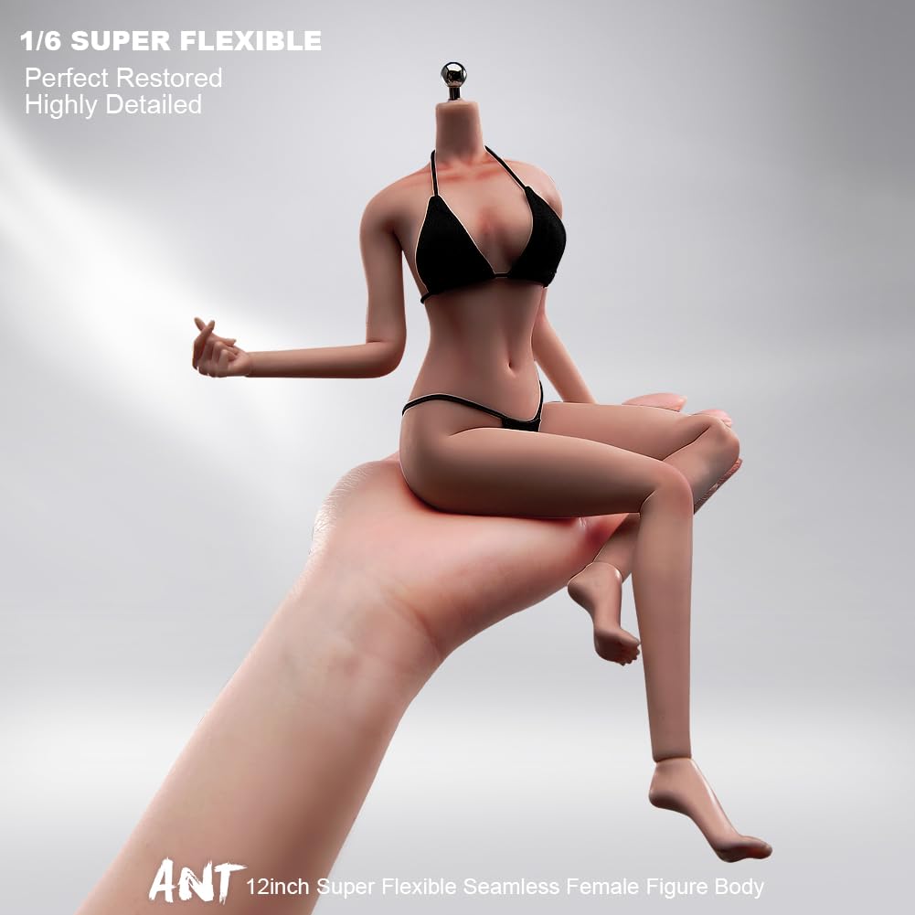 Proportional Makeup Female Body and Clothes Super Flexible Joint Movement Diagram Blue Beauty Black Skin Seamless Body Large Breasts Hobby Collection