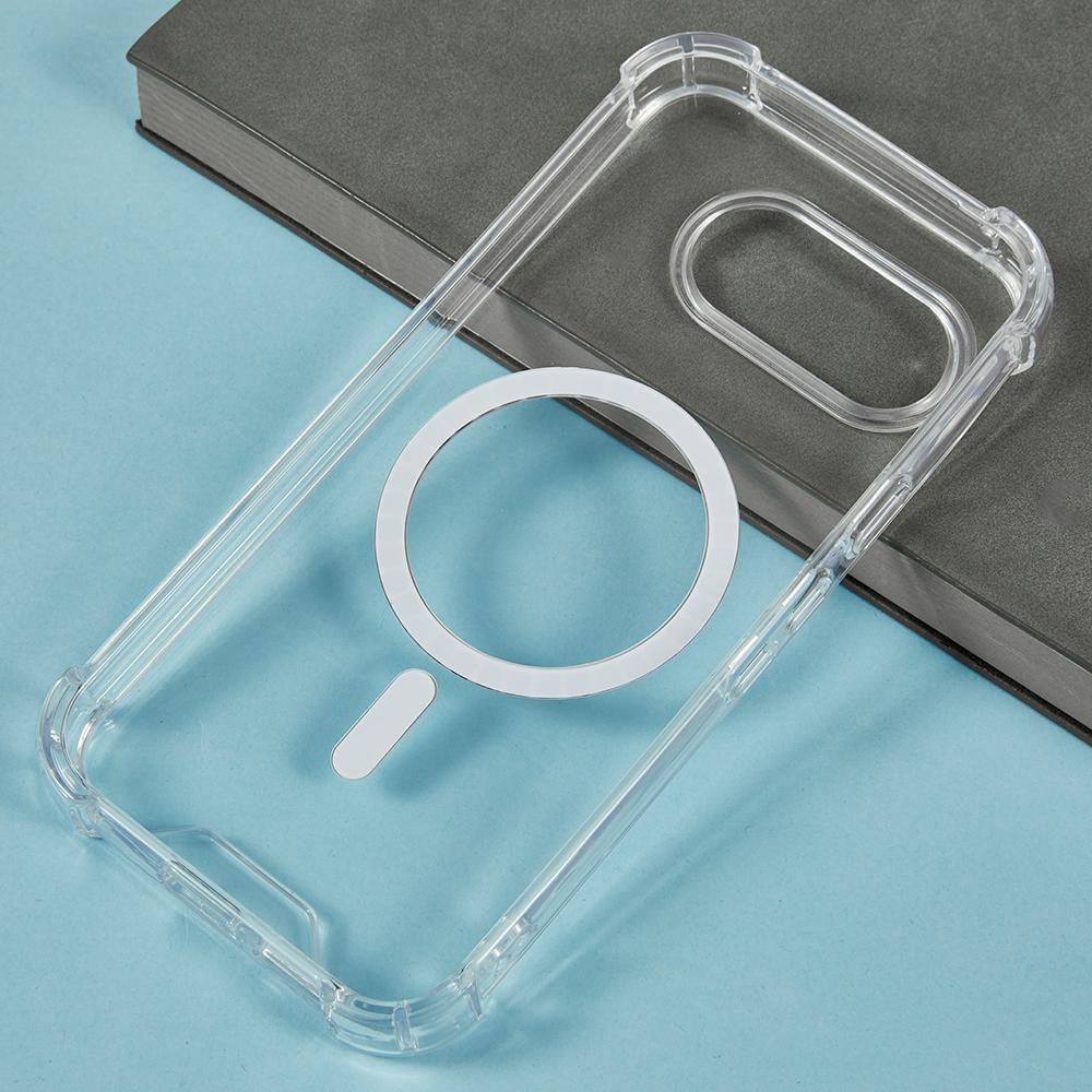 For Google Pixel 9a Case Compatible with MagSafe 1.5mm Shockproof Clear Phone Back Cover