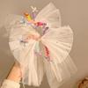 Birthday Hat Mesh Headband with Bow for Girls - Perfect for Celebrations and Photos