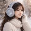 Solid Color Winter Warm Earmuffs Windproof Winter Thicken Earflap Foldable Ear Cover  Outdoor