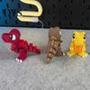 Flexible Jointed Action Figures 3D Printed Articulated Cute T?Rex Dinosaur Fidget Toy, Joint Stocking Stuffers for Boys Figure, Bite?Finger