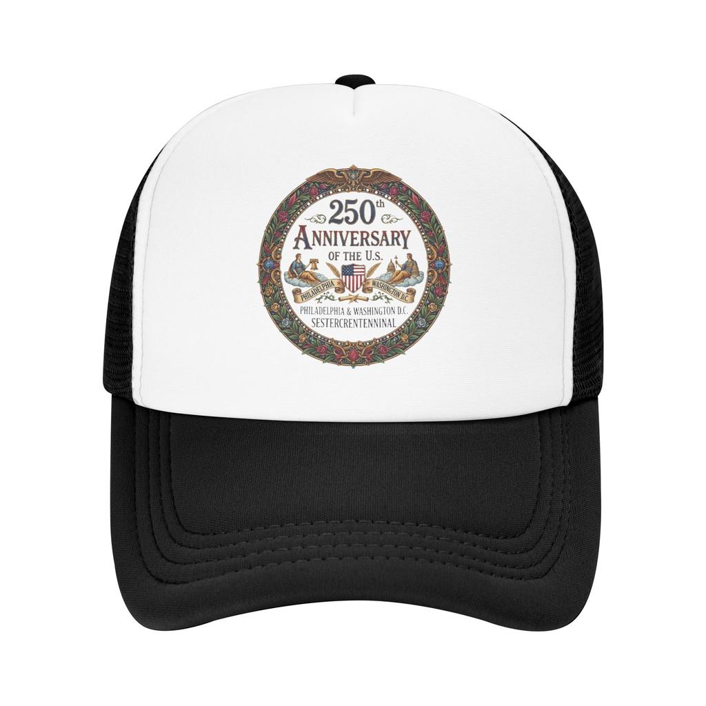 Casual America Year Anniversary Golf Cap Unisex Women Trucker Hat Formal Golf Adjustable Fit Sun Caps