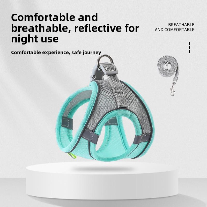 Pet Chest and Back Straps, Vest Style Dog Leash, Reflective Dog Leash, Cat Leash, Dog Chain, Dog Leash