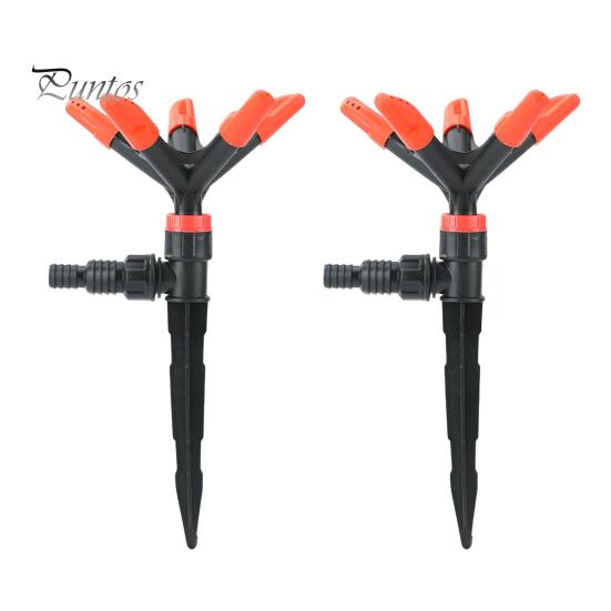 

2 шт. ирригационные спринклеры, вращение на 360 градусов, 5-в-1, большая площадь покрытия, 5 рычагов, автоматический полив, регулируемый угол, двор, газон, теплица, овощи 2pcs