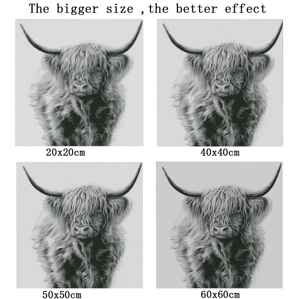 Large Size Mosaic DIY Full Diamond Painting Kits Art Beautiful Horse Embroidery Cross Stitch Rhinestones