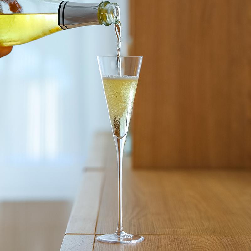 CP8203 CRISON Kristall-Martini-Cocktailglas im japanischen Stil Champagnerglas Hochzeitsfeier Glasbecher 130ml
