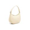 New PINKO Half Moon Series Cow Leather Crescent Bag, Shoulder Bag, Handbag Medium Women's Yellow 101523-A0F1-C08Q