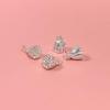 S925 Sterling Silver Lotus Bud Fu Charm for DIY Jewelry Bracelets, Necklaces, or Weaving.