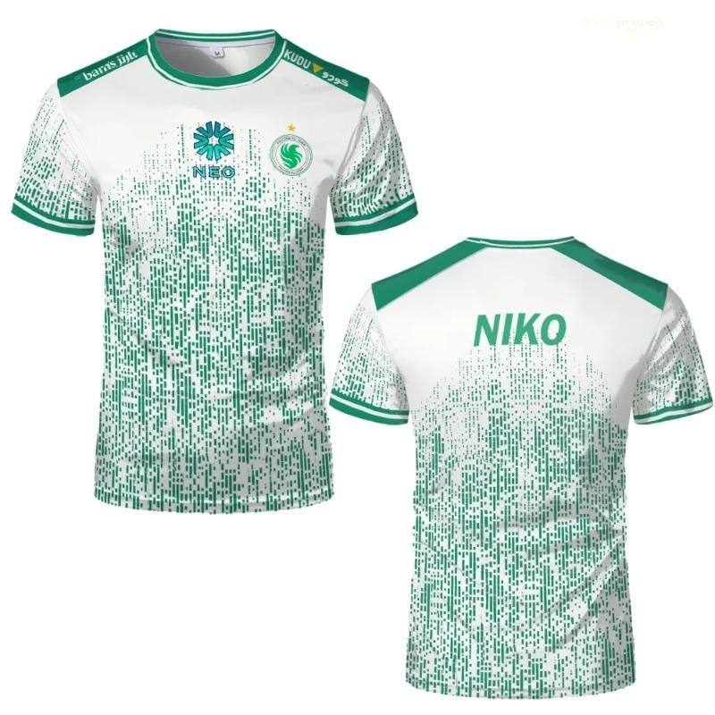 Tým Falcons Letní bílé tréninkové dresy CS2 Esports Pro League NIKO m0NESY Trička Pánská s kulatým výstřihem Dárky