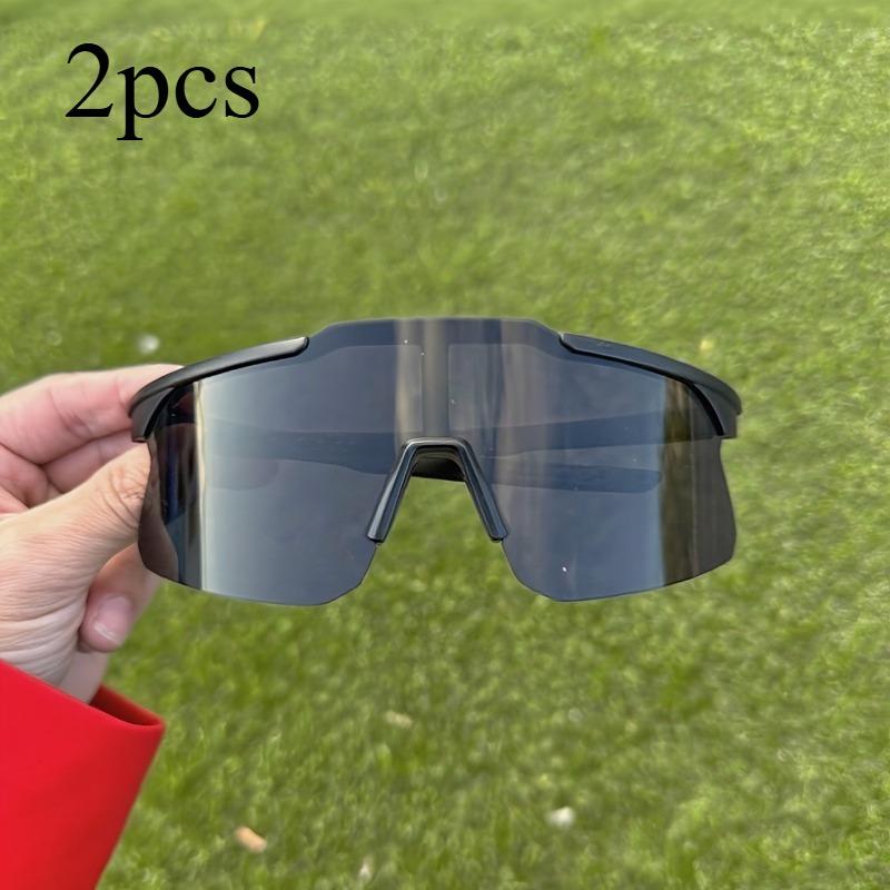 

2 штуки модных очков в стиле смарт-кэжуал для мужчин и женщин с большой оправой