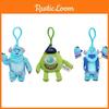 Sullivan Big-eyed Monster Plush Keychain Blue/green Colorful Backpack Accessory
