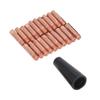 20PCS Welding Gun Nozzles Copper Conductive Nozzle Gasless Self Protection Nozzle Replacement