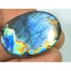 26X37MM Natural Labradorite Purple Spectrolite Oval Cabochon Loose Gemstone SK-3270
