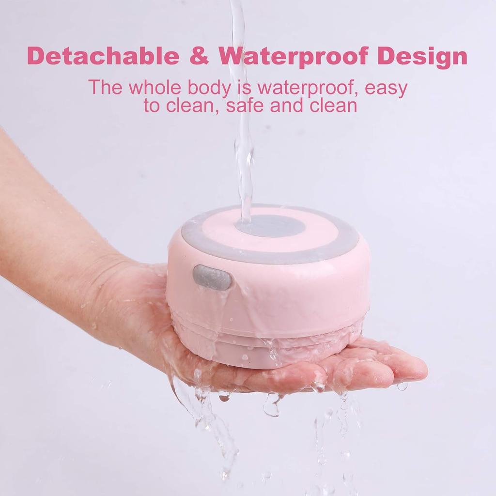 Electric Mini Garlic Chopper (Portable, Wireless, 100ml) with Spoon, Food Chopper Tool, Mini Chopper for Mashing Onion, Garlic, Chili, Peppers,