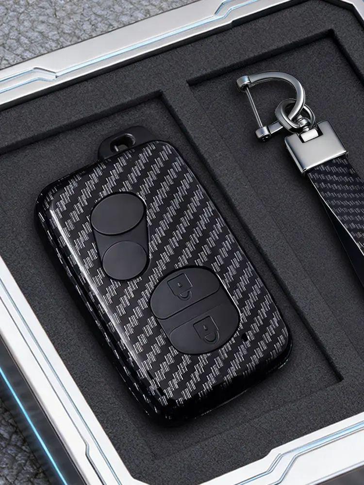 For Toyota Camry Crown Majesta Highlander Land Cruiser Prado Kluger Mark X Subaru Foreste Xv Abs Car Key Case Cover Protector