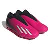 Adidas X Speedportal .3 Laceless Firm Ground Soccer Shoes Unisex Soccer Shoes Pink Black GZ5065