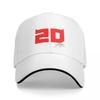 Fabio Quartararo 20 Casquettes de Baseball Populaires Motocross Moto Casquettes Sandwich pour Unisexe Femmes Chapeaux en Polyester Casquette Entraînements