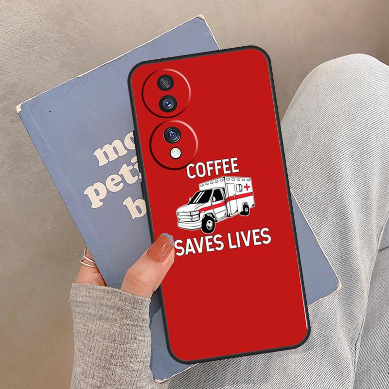 

Paramedic Ambulance Wee Woo Case For Honor Magic 5 6 7 8 Pro Cover For Honor 200 400 Lite 50 70 90 X8a X8b X9a X9b X9c Honor 400